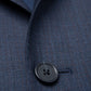 Navy Blue Sharkskin Suit
