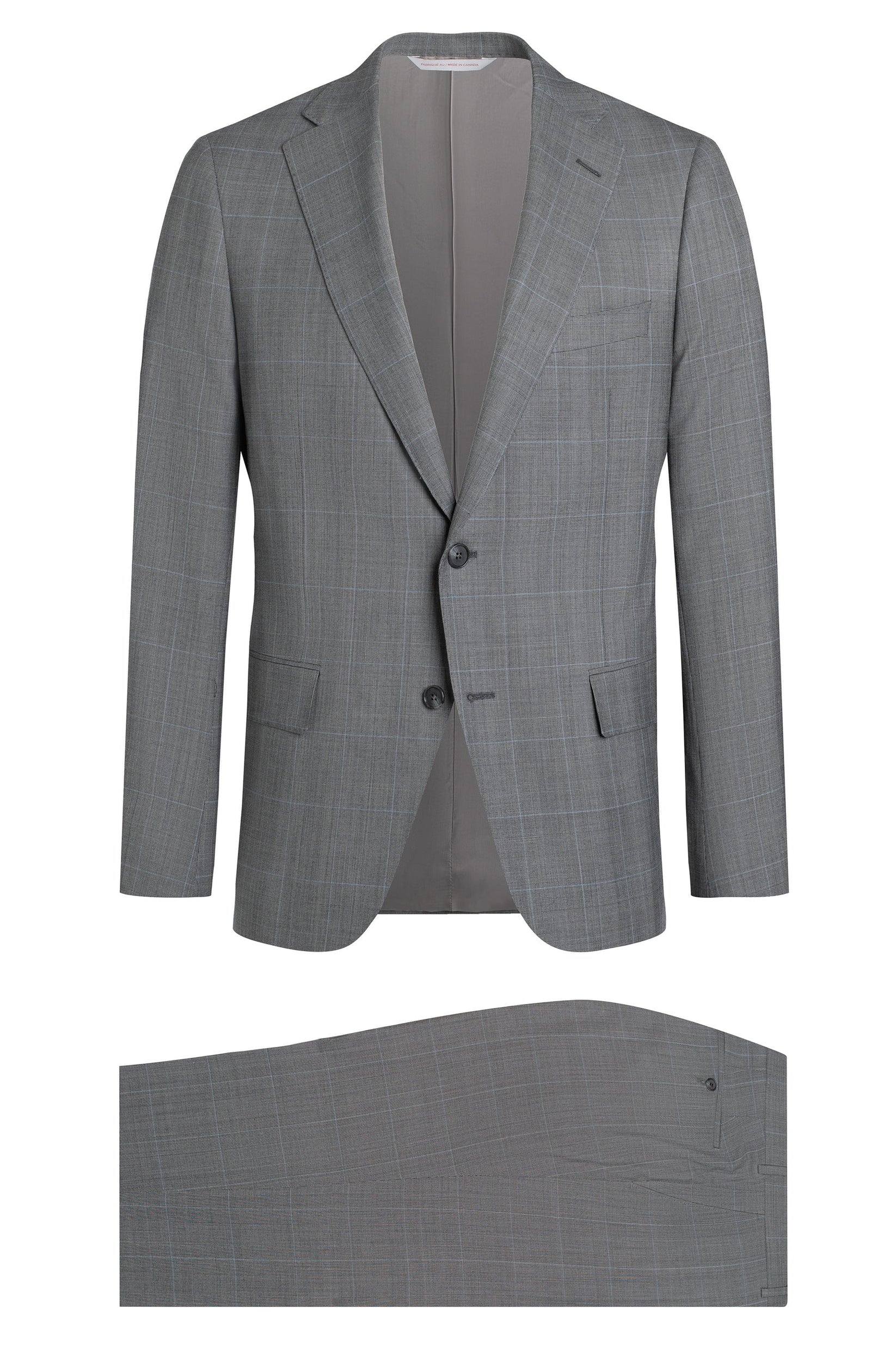 LIGHT GREY GLEN CHECK SUIT – Rego Bespoke Clothiers