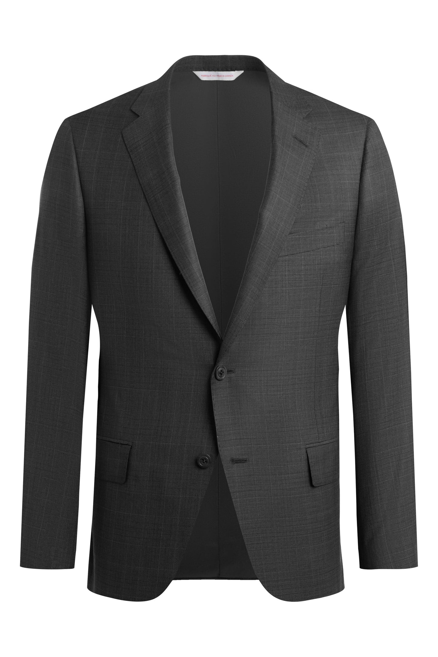 CHARCOAL PLAID PERFORMANCE SUIT