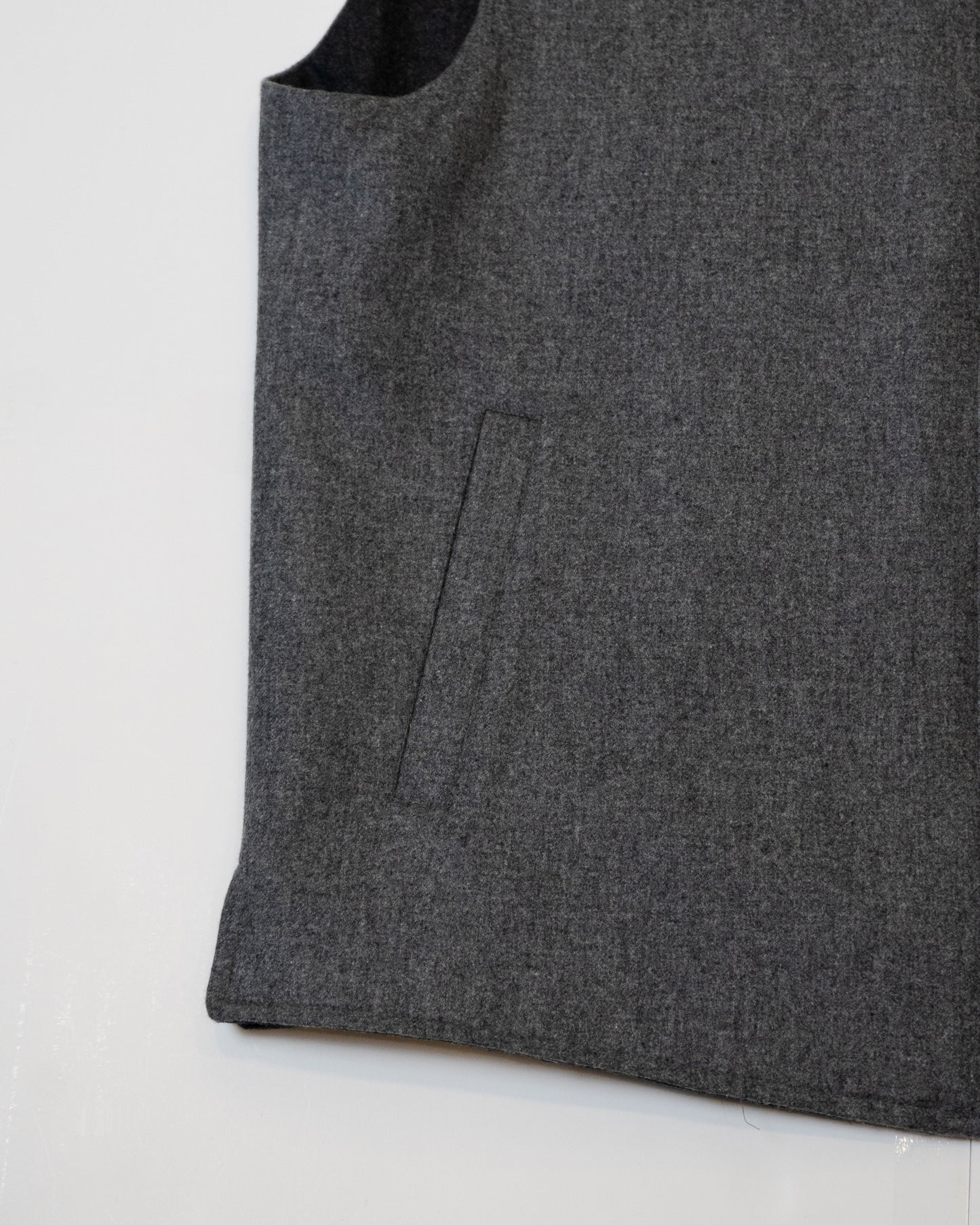 REGO - Conrad Vest in Mid-Grey Flannel