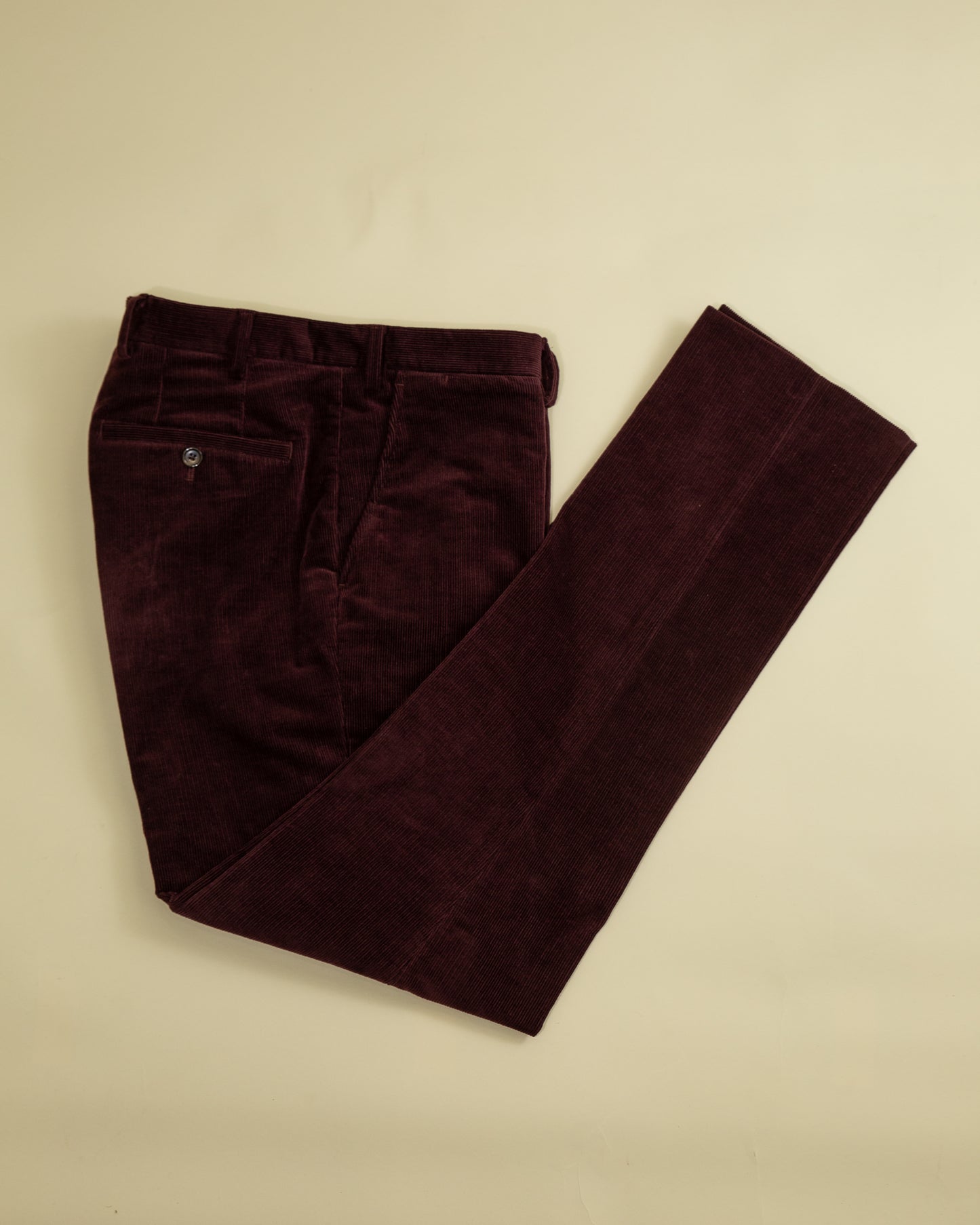 REGO Mulberry Wine Cordorouy Trousers