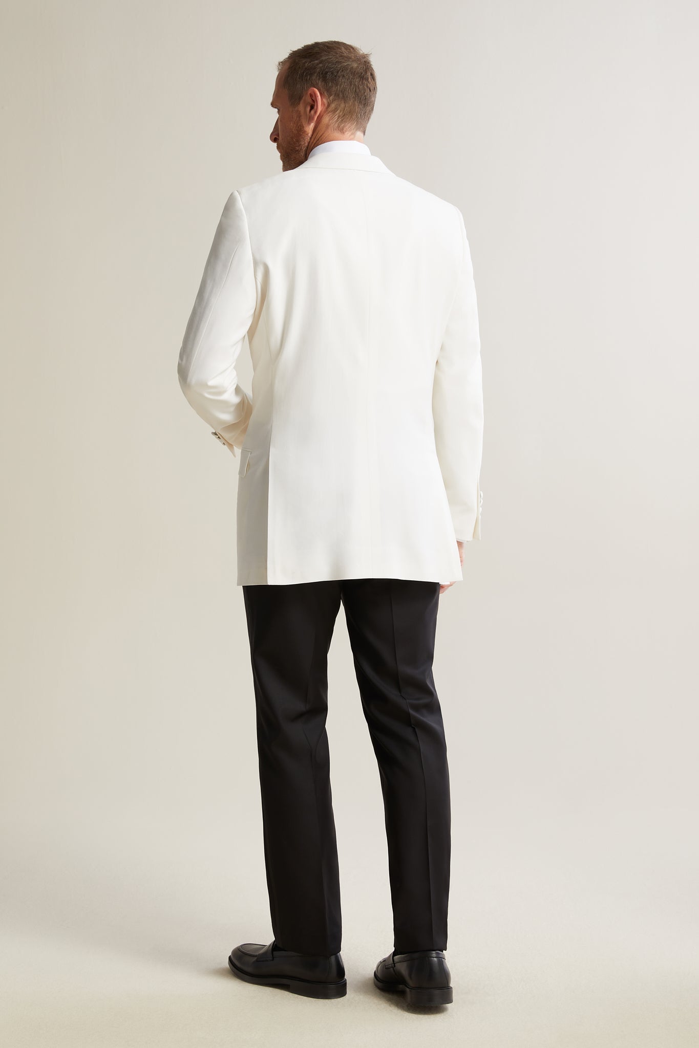 Ivory Shawl Collar Dinner Jacket