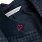 Deep Ocean Pure Wool Check Jacket