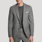 GREY SOLID WOOL STRETCH SUIT (Esprit)