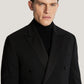 Black Super 130's Double Breasted Peak Tuxedo