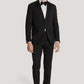 Black Super 130's Peak Tuxedo