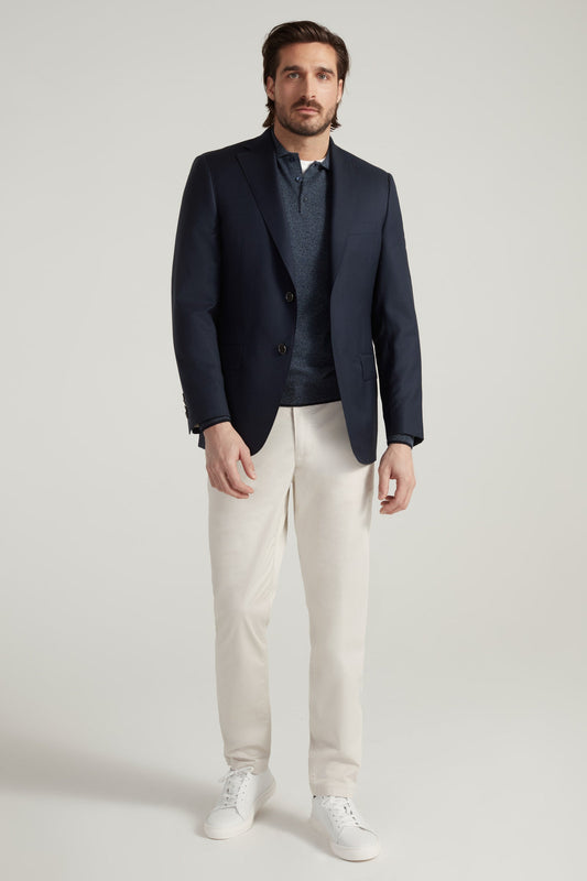 Navy Super 130's Honey Way Blazer