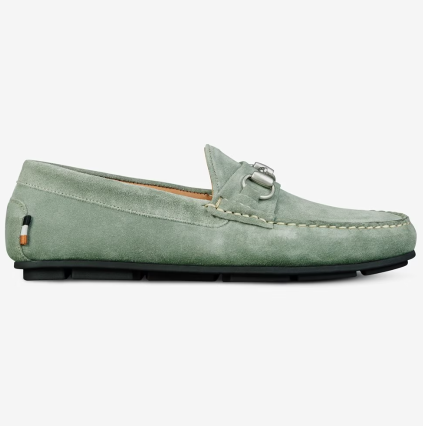 ALLEN EDMONDS SEBASTIAN BIT LOAFER - SAGE SUEDE