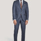 Mid Blue Windowpane Suit - Loro Piana Wool
