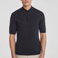 SetiCo Cotton and Silk Knit Polo in Midnight