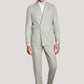 Light Grey Double Breasted Pinstripe Suit