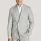 Light Grey Double Breasted Pinstripe Suit