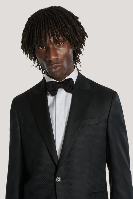 Dark Teal Mosaic Dinner Jacket