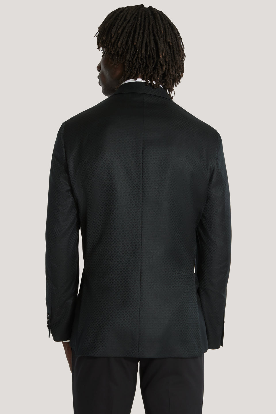 Dark Teal Mosaic Dinner Jacket