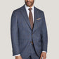 Mid Blue Windowpane Suit - Loro Piana Wool