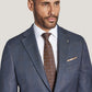 Mid Blue Windowpane Suit - Loro Piana Wool