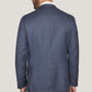 Mid Blue Windowpane Suit - Loro Piana Wool