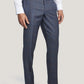 Mid Blue Windowpane Suit - Loro Piana Wool