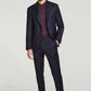 NAVY PLAID SUIT - WOOL BY LORO PIANA