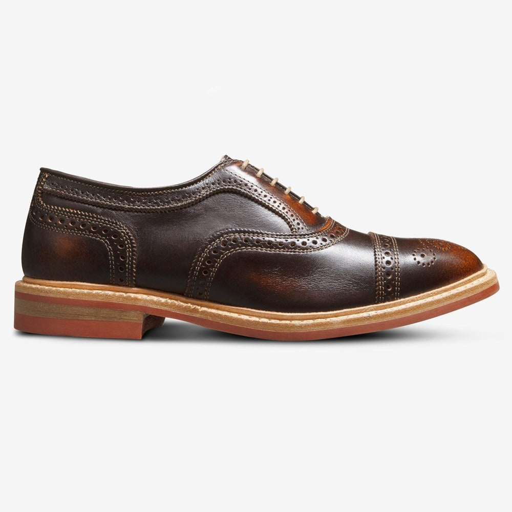 ALLEN EDMONDS STRANDMOK OXFORD - BROWN SADDLE