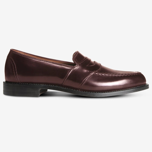 ALLEN EDMONDS CORDOVAN RANDOLPH PENNY LOAFER - BURGUNDY