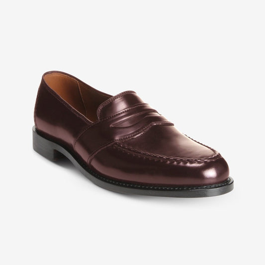 ALLEN EDMONDS CORDOVAN RANDOLPH PENNY LOAFER - BURGUNDY