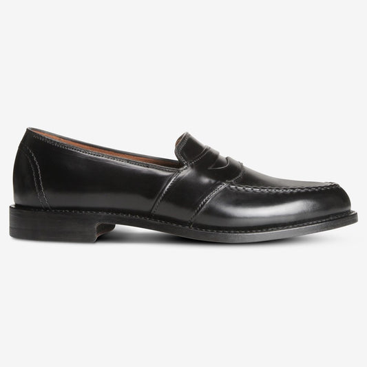 ALLEN EDMONDS CORDOVAN RANDOLPH PENNY LOAFER - BLACK