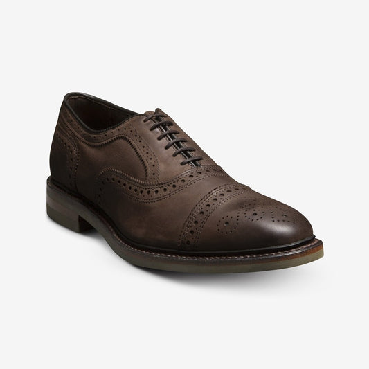 ALLEN EDMONDS STRANDMOK OXFORD - BROWN NUBUCK