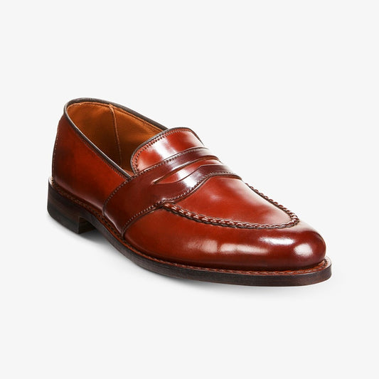 ALLEN EDMONDS CORDOVAN RANDOLPH PENNY LOAFER - CHILI