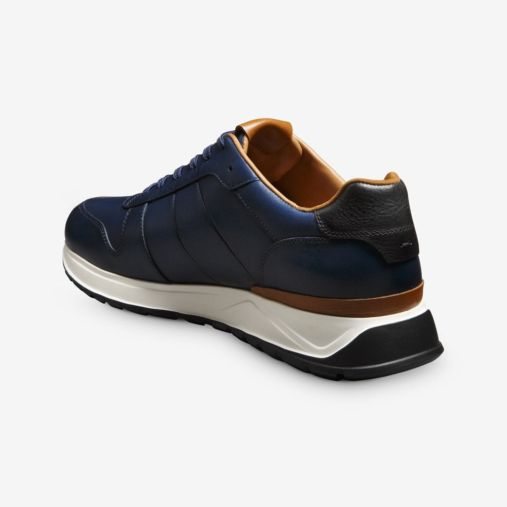 ALLEN EDMONDS LAWSON LACE-UP SNEAKER - NAVY