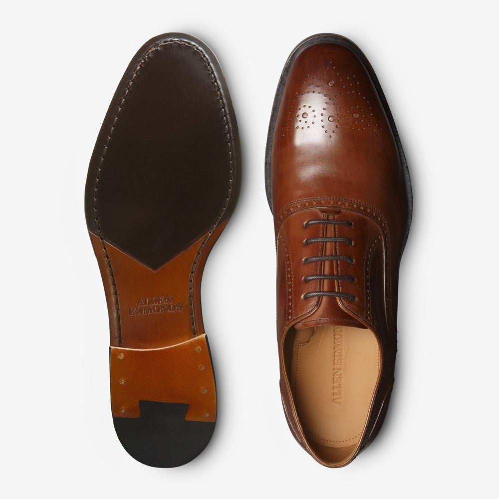 ALLEN EDMONDS SIENA MEDALLION OXFORD - CHILI