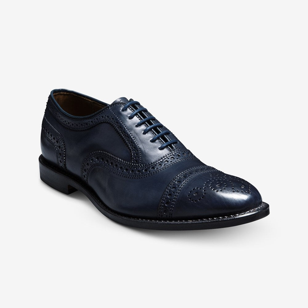 ALLEN EDMONDS STRAND CAP-TOE OXFORD - 黑辣椒