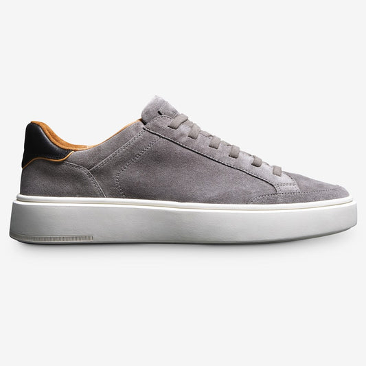 ALLEN EDMONDS OLIVER SLIP-ON SNEAKER - GREY SUEDE