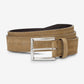 ALLEN EDMONDS BOURBON STREET SUEDE BELT (TAN)