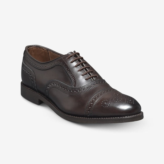 ALLEN EDMONDS STRAND CAP-TOE OXFORD - 黑辣椒