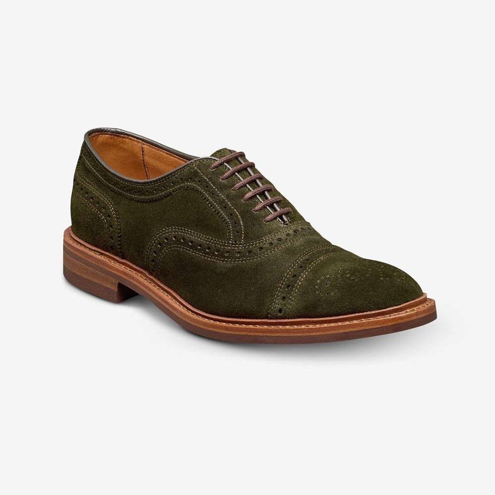 ALLEN EDMONDS STRANDMOK OXFORD - HUNTER GREEN SUEDE