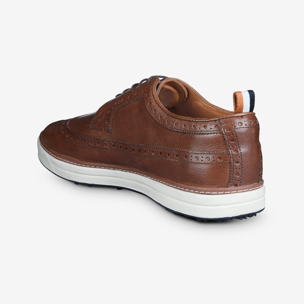 ALLEN EDMONDS DUNES WINGTIP GOLF SHOE (BROWN)