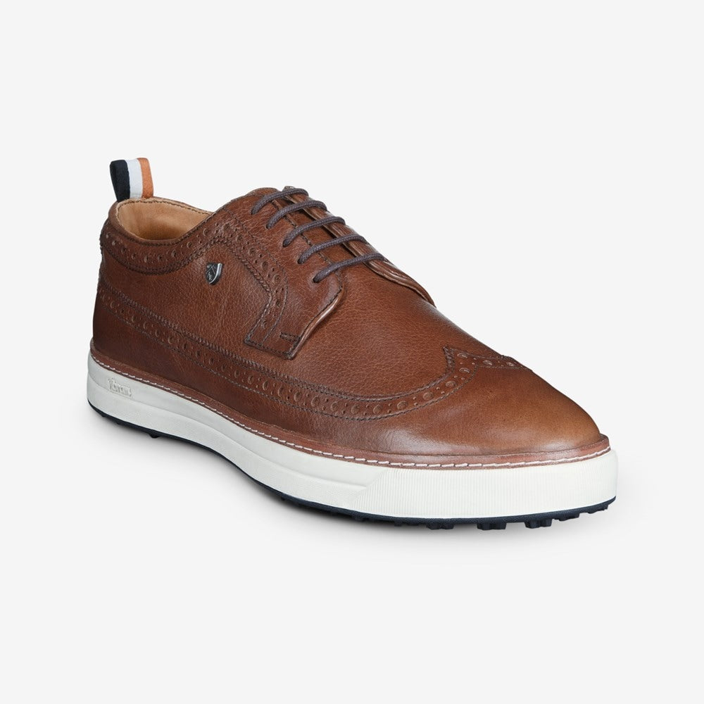 ALLEN EDMONDS DUNES WINGTIP GOLF SHOE (BROWN)