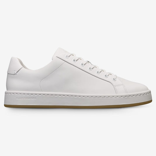 ALLEN EDMONDS BARNES LACE-UP SNEAKER - WHITE