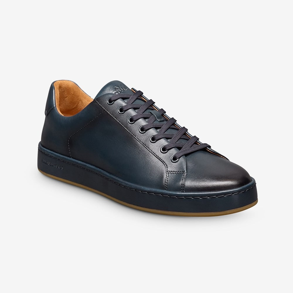 ALLEN EDMONDS BARNES LACE-UP SNEAKER - NAVY