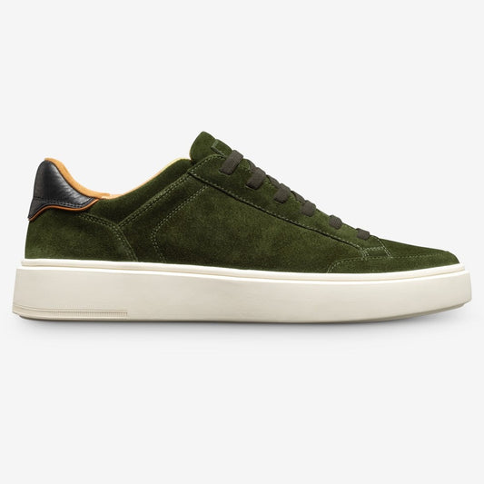 ALLEN EDMONDS OLIVER SLIP-ON SNEAKER - GREEN SUEDE