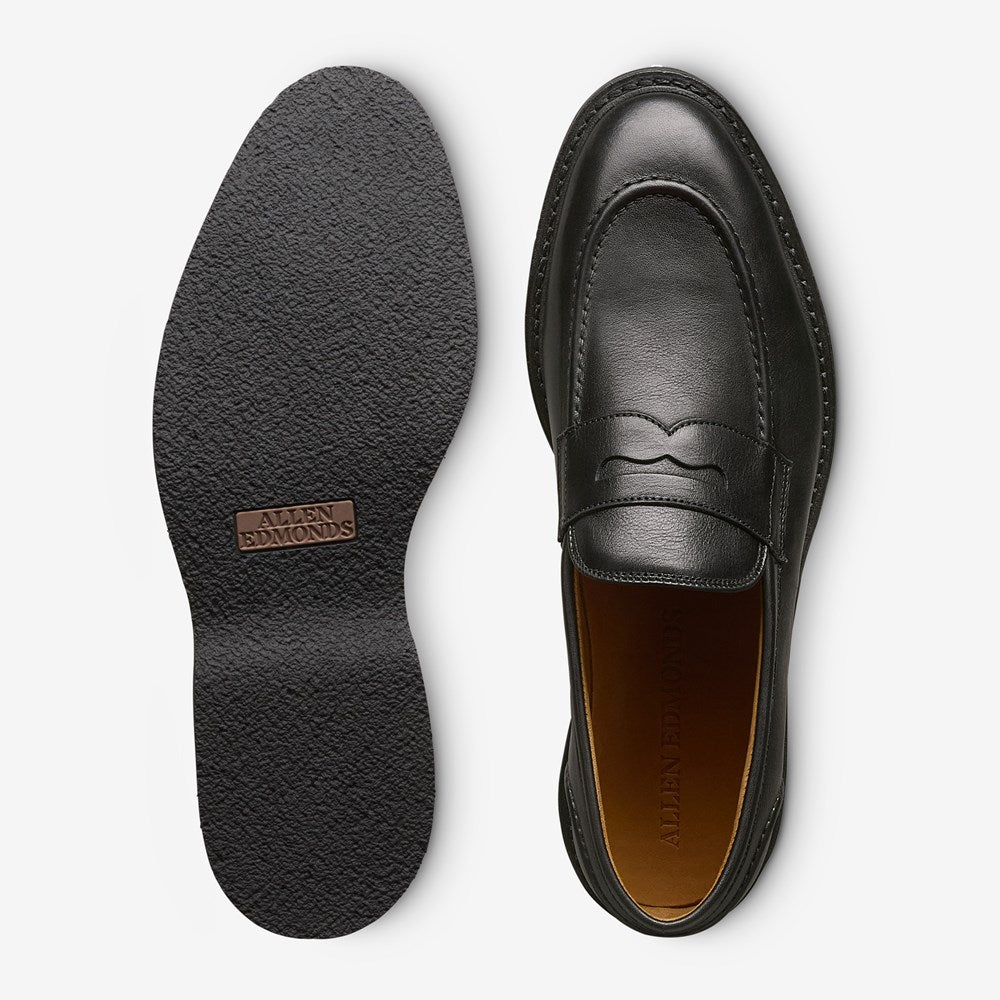 ALLEN EDMONDS RANDOLPH VERSE PENNY LOAFER - BLACK