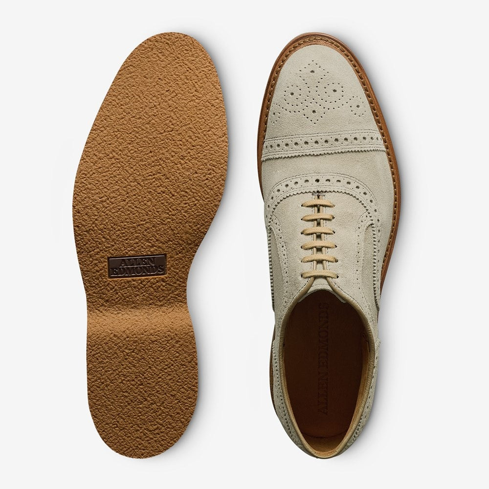 ALLEN EDMONDS STRAND VERSE CAP-TOE - VAPOR SUEDE