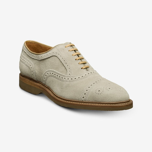 ALLEN EDMONDS STRAND VERSE CAP-TOE - VAPOR SUEDE