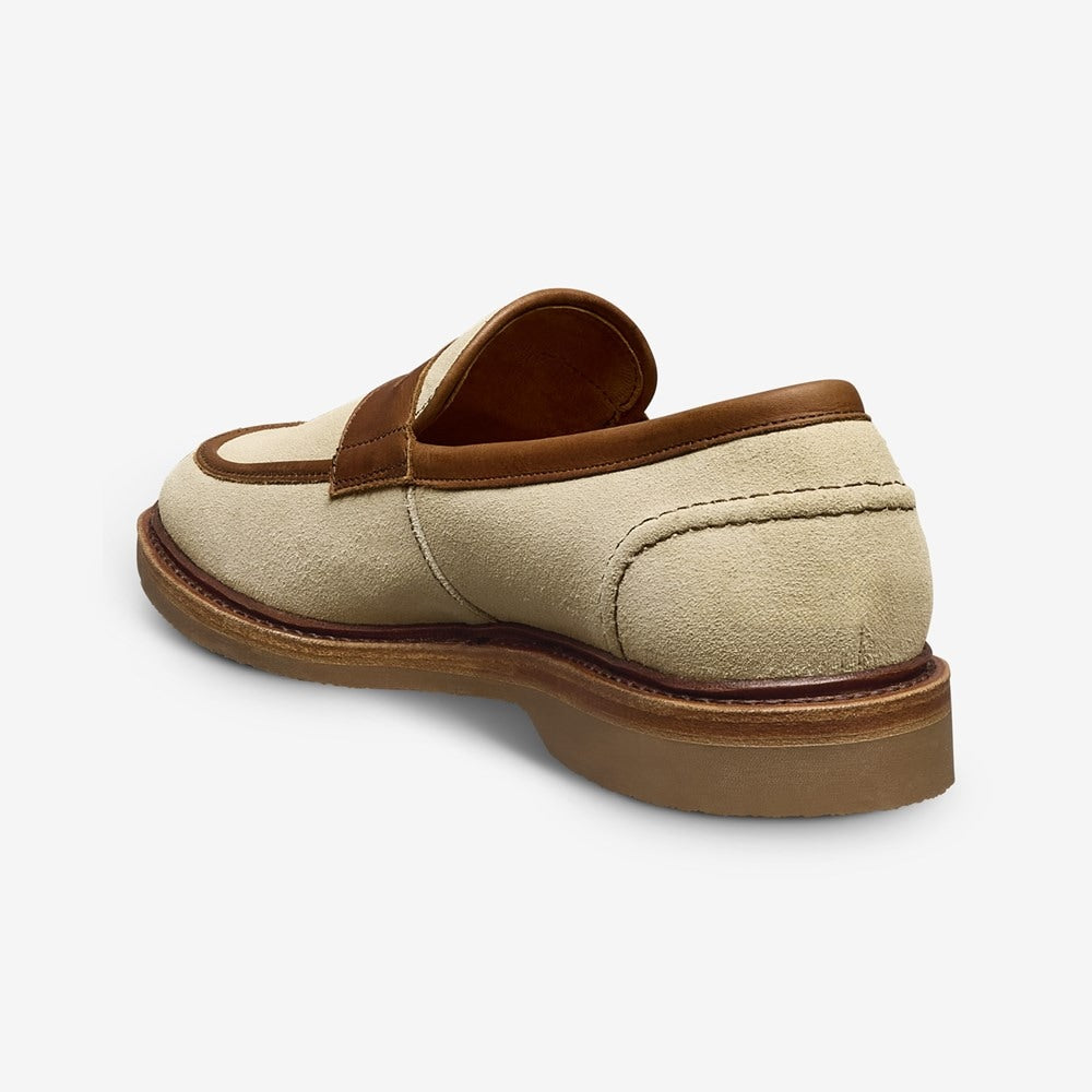 ALLEN EDMONDS RANDOLPH VERSE PENNY LOAFER - SAND / CHILI