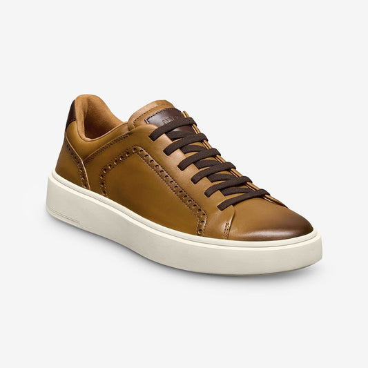 ALLEN EDMONDS OLIVER BROGUE SNEAKER - WALNUT