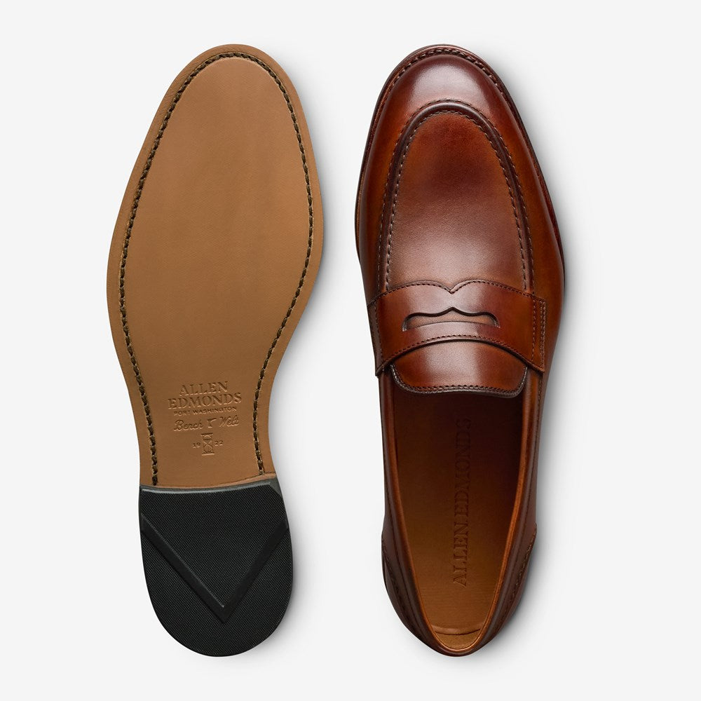 ALLEN EDMONDS RANDOLPH 2.0 PENNY LOAFER - DARK CHILI
