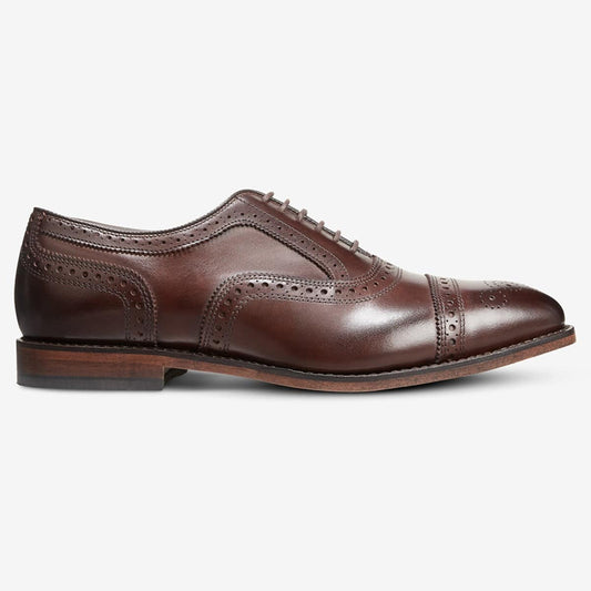 ALLEN EDMONDS STRAND CAP-TOE OXFORD - MAHOGANY