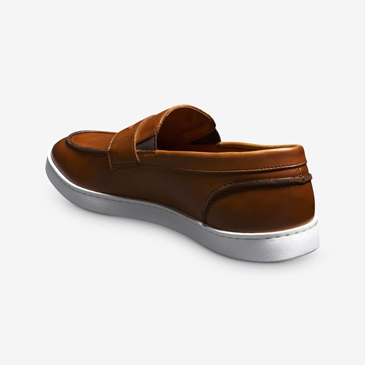 ALLEN EDMONDS RANDOLPH SLIP-ON SNEAKER - WALNUT