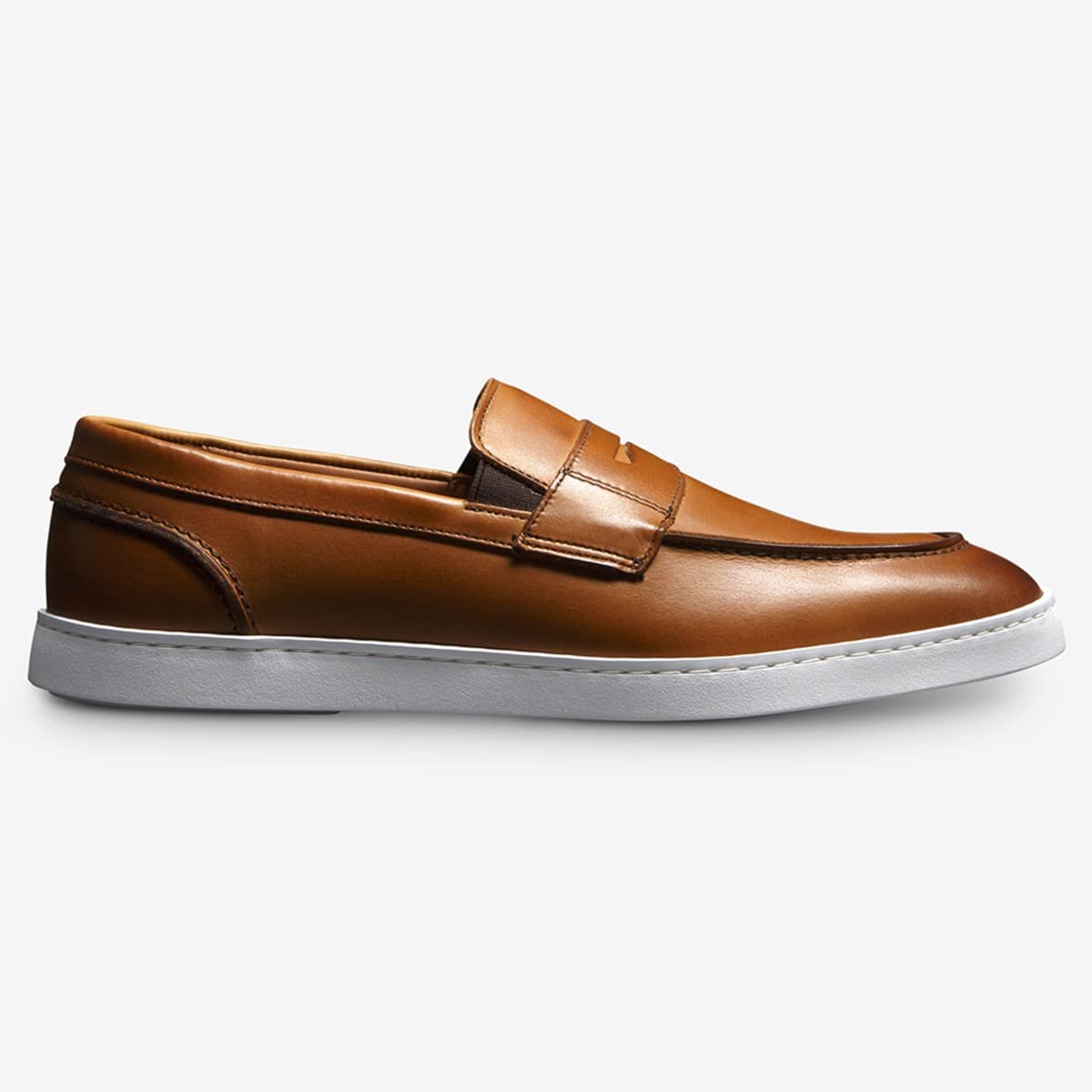 ALLEN EDMONDS RANDOLPH SLIP-ON SNEAKER - WALNUT